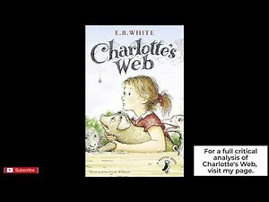 Storytime Learn English: E.B. White’s Charlotte's Web Full AUDIOBOOK American Female Voice 🐖🕸️🕷️