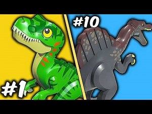 Top 10 CRAZIEST Dinosaur Moments in LEGO Jurassic World