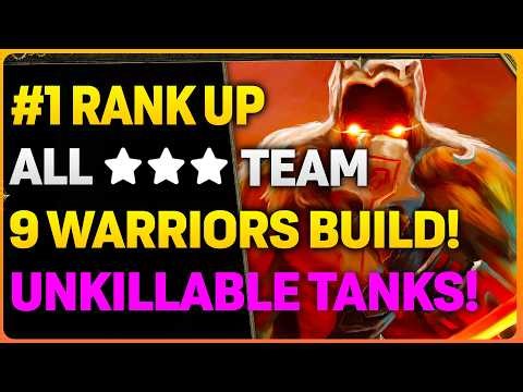 #1 ENDGAME Rank Up ALL ★★★ Warrior Build For Dota Auto Chess | Step By Step Guide