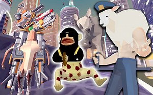 【非常普通的鹿】穿上高达装甲！勇闯未来都市篇更新︱DEEEER Simulator Ver 2.0.2 "Teh Future!" Update
