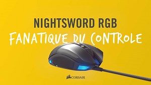 135K views · 57 reactions | Nouvelle souris CORSAIR NIGHTSWORD RGB  Confort et précision ⚖ Système d'ajustement pondéral intelligent et détection en temps réel du centre de gravité  120 configurations de poids et d’équilibre différentes  8 boutons programmables  corsair.com/nightsword | Corsair France | Facebook