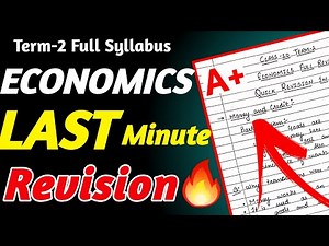 Last Minute Revision Economics Class10|Last Minute Revision Economics Class 10|Class 10 Economics