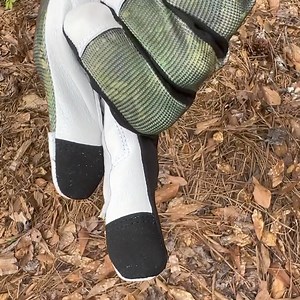 Next level protection with these Rugged Leather Gloves equipped with touchscreen tips and made with Goat Skin leather and breathable REPREVE® fabric. ⭐️⭐️⭐️⭐️⭐️"OMG!!! These are perfect! And the blackberry thorns don't get thru them. Love these when I add the sleeves. Perfect!" - Emma H. Touchscreen fingertips | REPREVE® | breathable material One 🌲 Planted For Every Order @ Farmersdefense.com | Farmers Defense