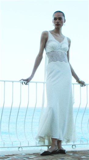 52K views · 383 reactions | Romantic dresses are delicately adorned with lace detailing, and worn with the exclusive Camellia Flower earrings and B Frame bracelet in gold. Discover the #VBHighSummer edit and accessories at VictoriaBeckham.com and at 36 Dover Street. | Victoria Beckham | Facebook