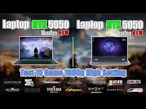 Laptop ASUS Gaming V16 5050 45W & Lenovo LOQ 15 RTX 5050 85W Test Game 1080p
