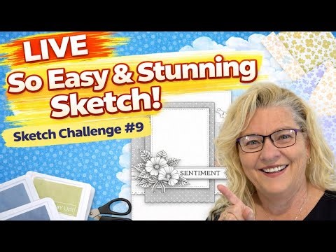 LIVE Try This Sketch! #9 |New From Stampin' Up! Beautiful Ordinary Life Suite