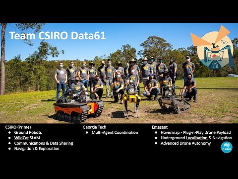 Team CSIRO Data61's DARPA SubT Challenge technical approach summary