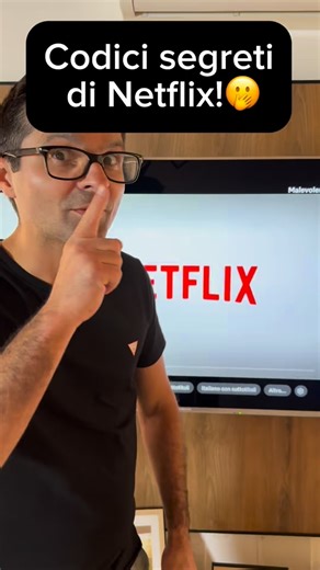 Gustavo Garcia on Instagram: "✅Parliamo dei codici segreti di Netflix che permettono di accedere a categorie nascoste di film e serie TV. Condividiamo i codici per azione, avventura, commedia, documentari e film horror che normalmente non sono facilmente accessibili. . . . . #NetflixSegreti #CodiciNascosti #StreamingTips #NetflixHacks #SerieTV#suggerimenti_x_te #suggerimenti #tecnologia #consigli #gadget #futuro #cellulare #innovazione"