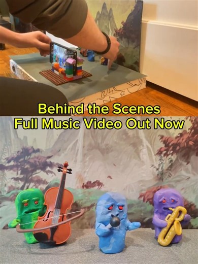 Behind the Scenes Sing and Dance Claymation Stop Motion