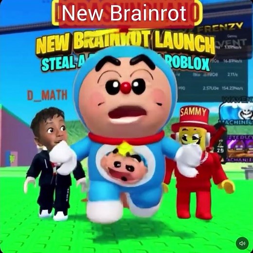 “Ayo! Dora_Shin_Chano New Brainrot LAUNCHED! 😈 Sammy x D_Math 💥 Roblox”