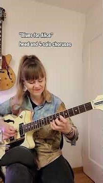 Blues for Alice by Charlie Parker 🔥Jamming over an iReal Pro backing track #guitar #guitarist #jazz