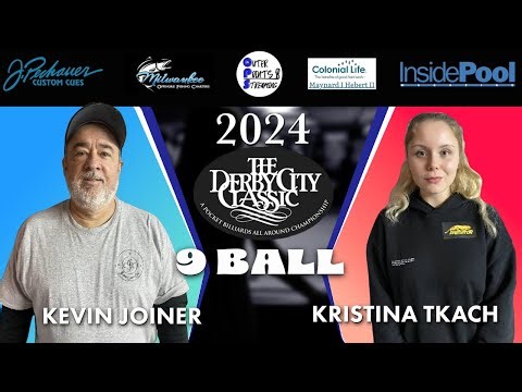 9 Ball Billiards Showdown! | Derby City Classic: Kevin Joiner vs Kristina Tkach #billiards #sports