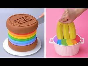 So Delicious Chocolate Cake Decorating Tutorials | So Yummy Rainbow Chocolate Cake Compilation