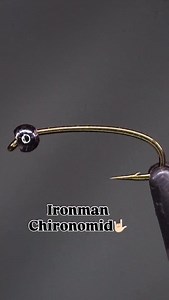 Ironman Chironomid🤟🏻 Going back a few years on this one but still a staple bug today. Chironomid pupae can often have multi coloured ribs and Mr FishBC nailed this particular one from a sample photo. It had a red butt, a pale yellowish mid section and a lime green upper half all while already pretty gassed up so the multicoloured threads show that great and either silver Mylar or this one, asb work well to represent it. A fun tie that has an awesome look when it all comes together. - Daiichi 1