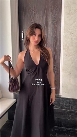 Mehek in ebony dress I Shop exclusively on nefsfinds.com