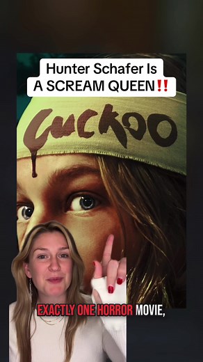 Hunter Schafer is going to go down as this year’s most iconic scream queen in CUCKOO (2024)‼️ See it in theaters August 9th! #cuckoomovie #hunterschafer #neonpartner #horror #horrormovies #horrortok