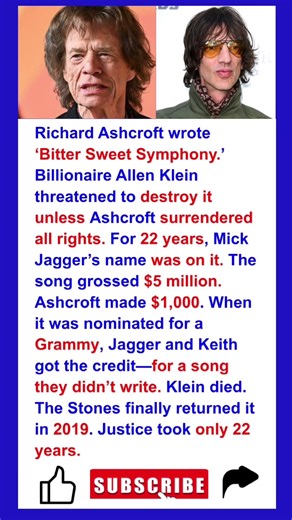 Why The Right to Bitter Sweet Was Taken Away From Richard Ashcroft