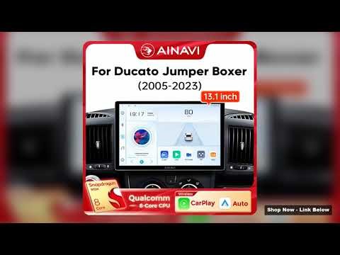 Best Ainavi 13 1 Inch Must Have For Fiat Ducato Citroen Jumper Peugeot Boxer Dodge Ram 2500 Car
