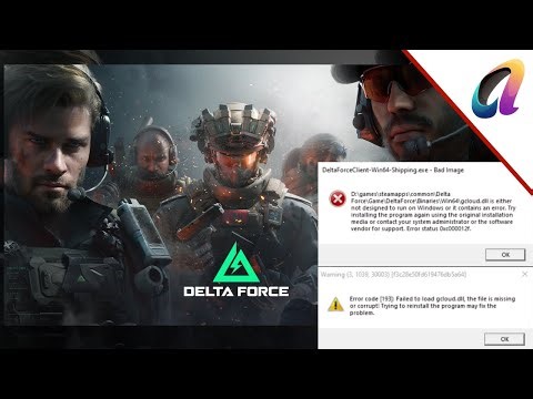 Delta Force Bad Image Error