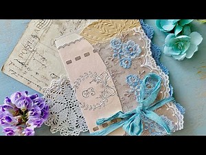 Easily Make An Envelope Into A No Sew Junk Journal From Start To Finish!