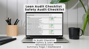 Lean & Safety Audit Checklist | Template | Dashboard | Scoring | Excel | Template - Etsy