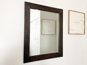 Large Upcycled Mirror W/ Reclaimed Wood Frame, Rustic Wooden Wall Mirror, Farmhouse Wall Decor, Barnwood Rustic Mirror, Shabby Chic Mirror - Etsy UK