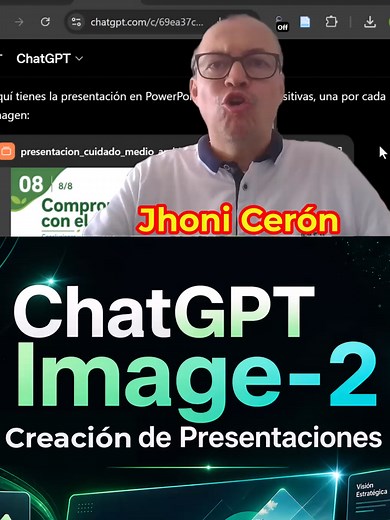 🚀 En este video te enseño cómo usar la nueva versión de ChatGPT Image-2 para crear diapositivas profesionales en segundos. 1️⃣ Prompt : Genera un diseño de diapositivas en 16:9 Sobre: 8 razas de perro en 8 páginas de referencia, una raza por página tenga la imagen fotorrealista del perro además de sus características propias. #InteligenciaArtificial #ChatGPT #TipsIA #PowerPoint #Productividad #EdTech #IAparaprofesores #InnovacionDigital