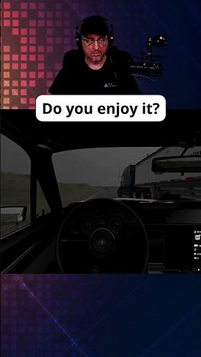 This road trip took a weird turn 😳 #car #simulation #ats
