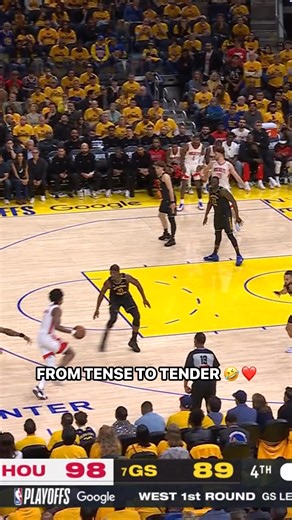 17M views · 113K reactions | Jimmy Butler and Amen Thompson wouldn’t let go… so Steven Adams stepped in with a hug to break the tension 藍❤️ | NBA | Facebook