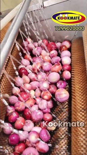 Automatic Onion & Potato Peeling Machine Demo | High Speed Vegetable Peeler Machine #trending #reels