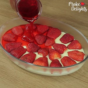 52K views · 495 reactions | This is the best strawberry dessert! Easy and delicious! | Make Delights | Facebook