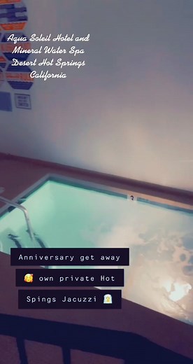 Private Hot Springs Jacuzzi for 8 Year Marriage Anniversary