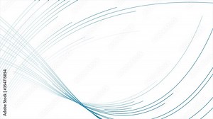 Blue minimal wavy lines abstract futuristic tech motion background. Video animation Ultra HD 4K 3840x2160