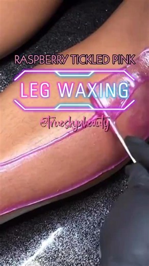 Stop Shaving, Start Glowing! Flawless Raspberry Tickled Pink Leg Waxing Routine | @trueskynbeauty