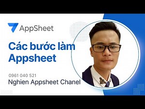 Learn Appsheet Basics 2026 | Lesson 5: Steps to build an Appsheet software