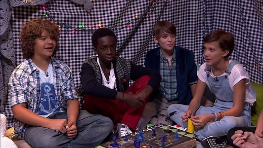 The Stranger Things cast stopped by! See their reactions to the season 2 announcement... | People