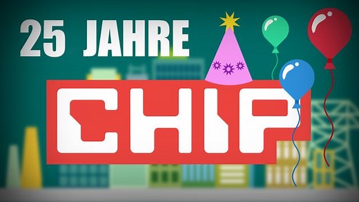 CHIP feiert 25 Jahre mit kostenlosen Vollversionen