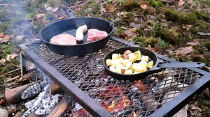 Bushcraft Mixed Grill on Campfire | Kent survival | Facebook
