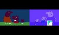 Mix of 2 videos from youtube : Peppa Pig Intro In G Major 74 4ormulator V5