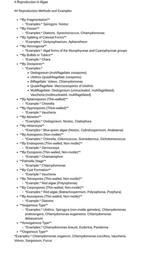 Reprodution in Algae#Botany#Biology for competition