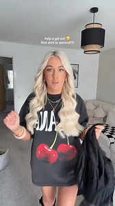 47K views · 147 reactions | which skirt friends??!  #ootd | Clean with kayleigh | Facebook