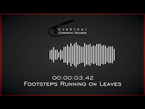 Footsteps Running on Leaves | HQ Sound Effects