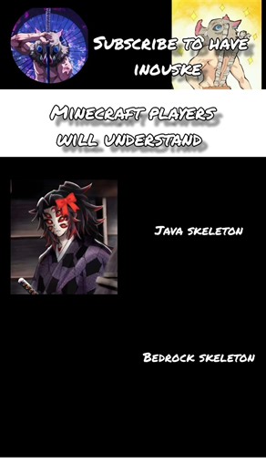 #demonslayer #anime #kokushibo #inouske #minecraft #shorts 😂😂