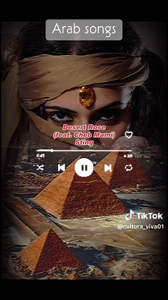 Arab Songs: Desert Rose by Sting ft. Cheb Mami
