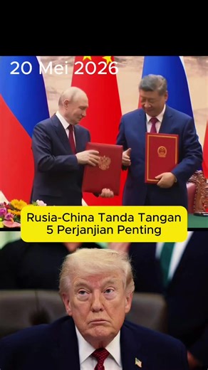Berikut adalah poin-poin utama dari perjanjian dan deklarasi yang mereka sepakati: 1. Deklarasi Dunia Multipolar (Multipolar World) Deklarasi ini menegaskan visi bersama Rusia dan China untuk membangun tatanan dunia baru yang tidak didominasi oleh satu kekuatan tunggal (dalam hal ini menyasar hegemoni Amerika Serikat). Dokumen ini menggarisbawahi model baru dalam hubungan internasional dan koordinasi urusan global. 2. Perpanjangan Perjanjian Persahabatan (Kemitraan Strategis) Kedua pemimpin mena