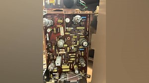 Siden det er 100år (og1 dag) siden fjernsynet første gang ble presentert for verden så tåler vi litt mer «TV bilder» her fra restaureringen av Philips 23CN356a .1963-mod | Radiohobby Rune Halnes