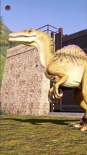 Raptors War ⚔️ : Spinoraptor vs Muscular Mutadon - Jurassic World Evolution 2
