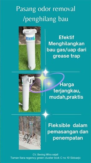 Solusi bau menyengat dari IPAL / Grease trap anda
