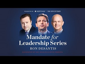 Gov. Ron DeSantis | Mandate for Leadership Series