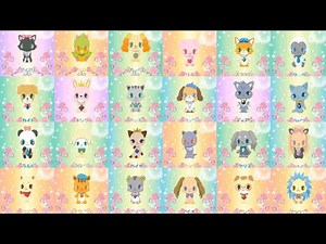 Jewelpet DS Game : Let's Play Together in the Room of Magic! - All Jewelpet's jewelcharms opening